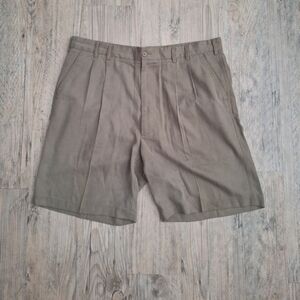Luau Casual Finest Silk Green Chino Shorts